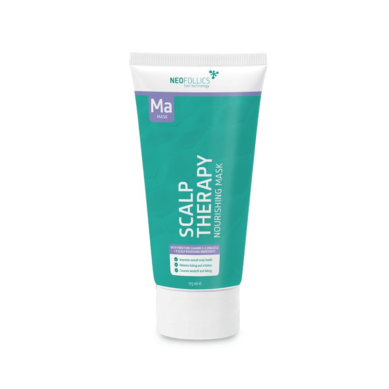 Tube mit Neofollics Scalp Therapy Nourishing Mask, 75ml.