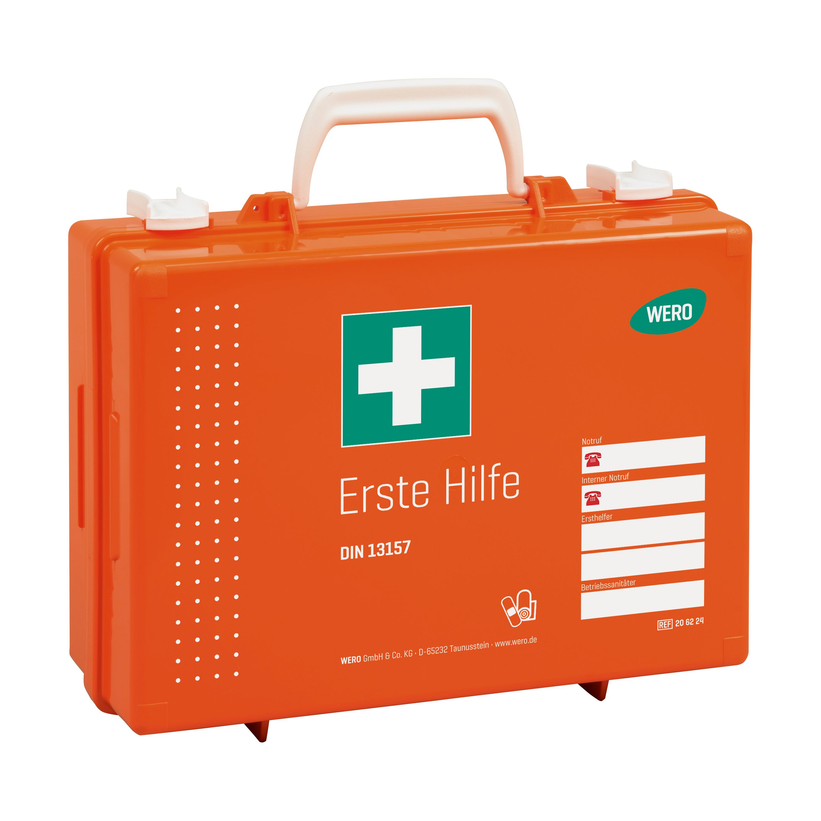 WERO Erste Hilfe Koffer Werotop 350® nach DIN 13157 mit MasterTex Pflastern