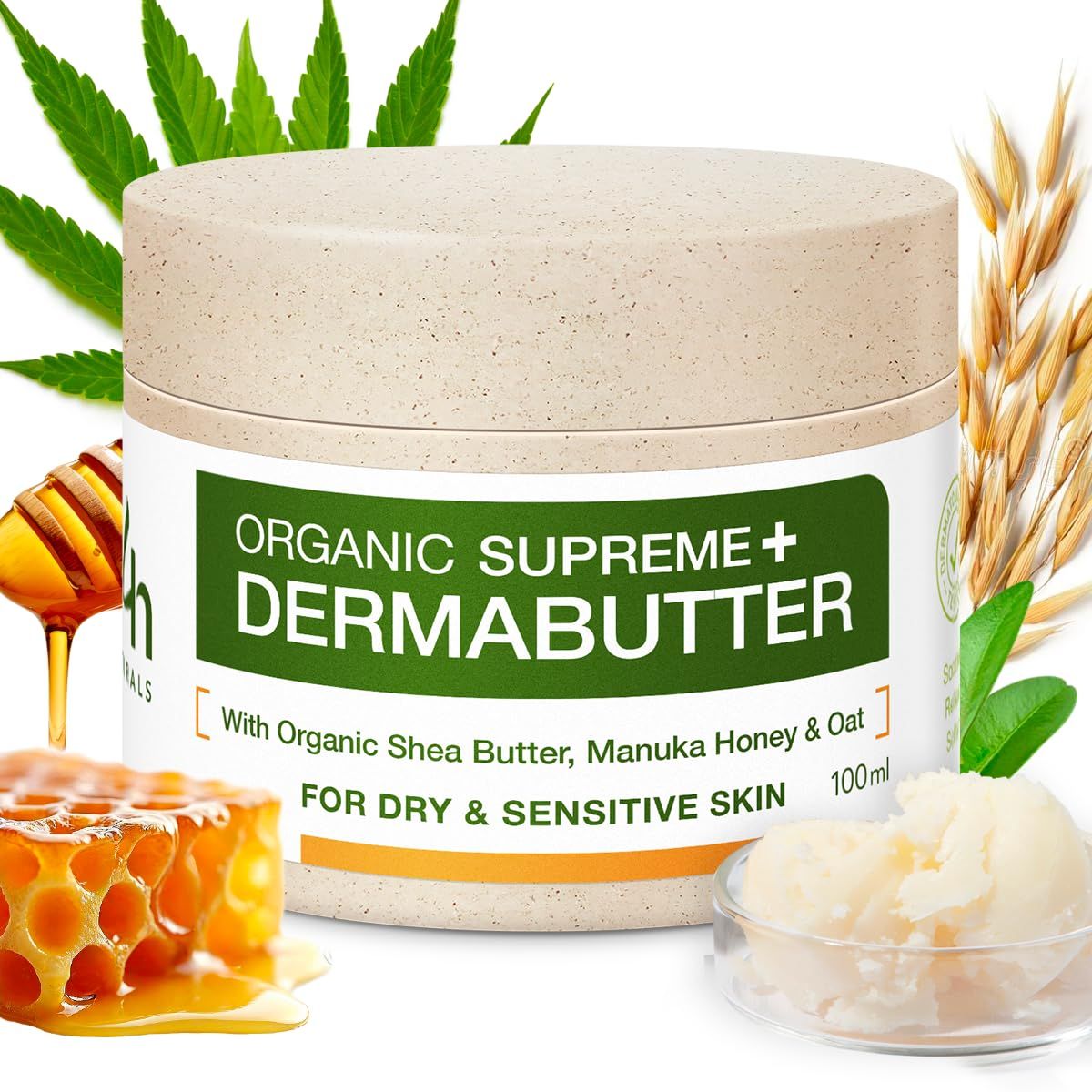 H4H Naturals® Bio-Manuka-Hafer Reparaturbutter