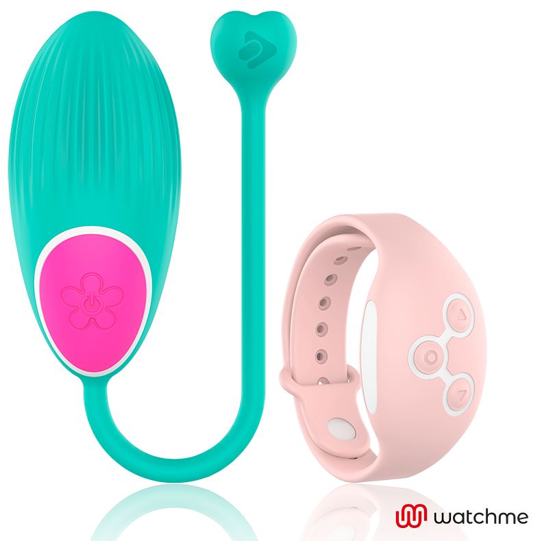 Wearwatch Vibro-Ei mit Herzspitze und pinker Fernbedienung.