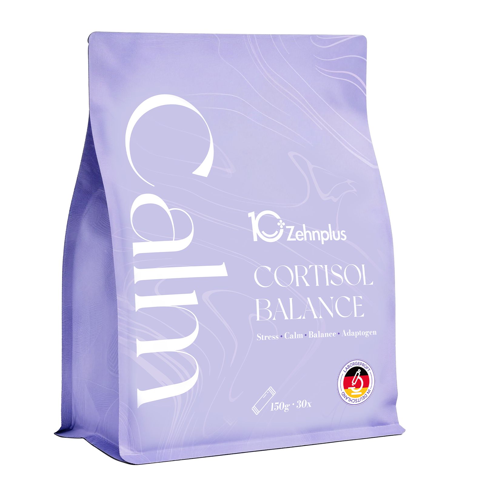 Zehnplus Cortisol Senken abnehmen Pulver  (Cortisol Cocktail) - Mit Ashwagandha