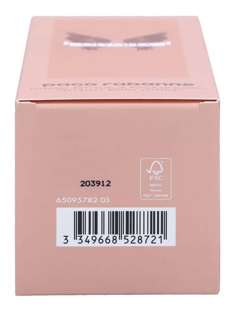 Rosa Verpackung und Flasche. Olympea-Logo mit Flügeln und Schriftzug. Paco Rabanne-Schriftzug. 200ml.