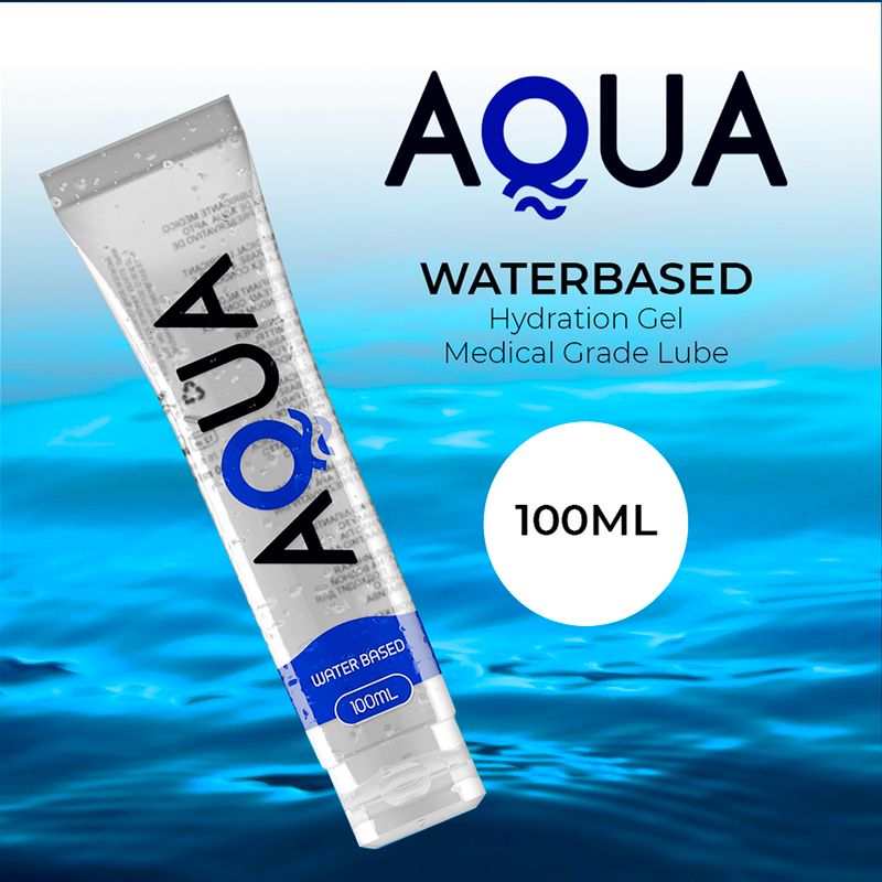 AQUA Wasserbasierte Hydratationsgel-Tube, medizinische Gleitcreme, 100ml.