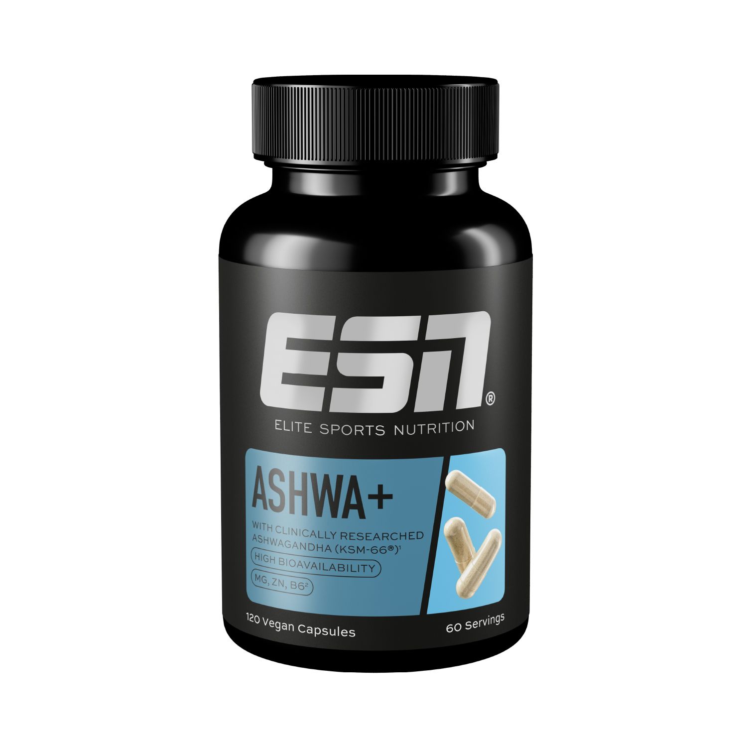 ESN Ashwagandha Kapseln: Ashwa+