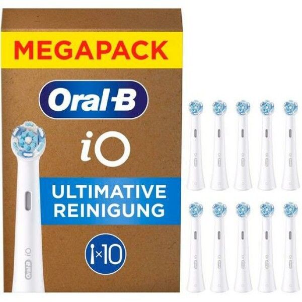 Oral-B iO Aufsteckbürsten "Ultimative Reinigung" im Megapack mit 10 Stück.