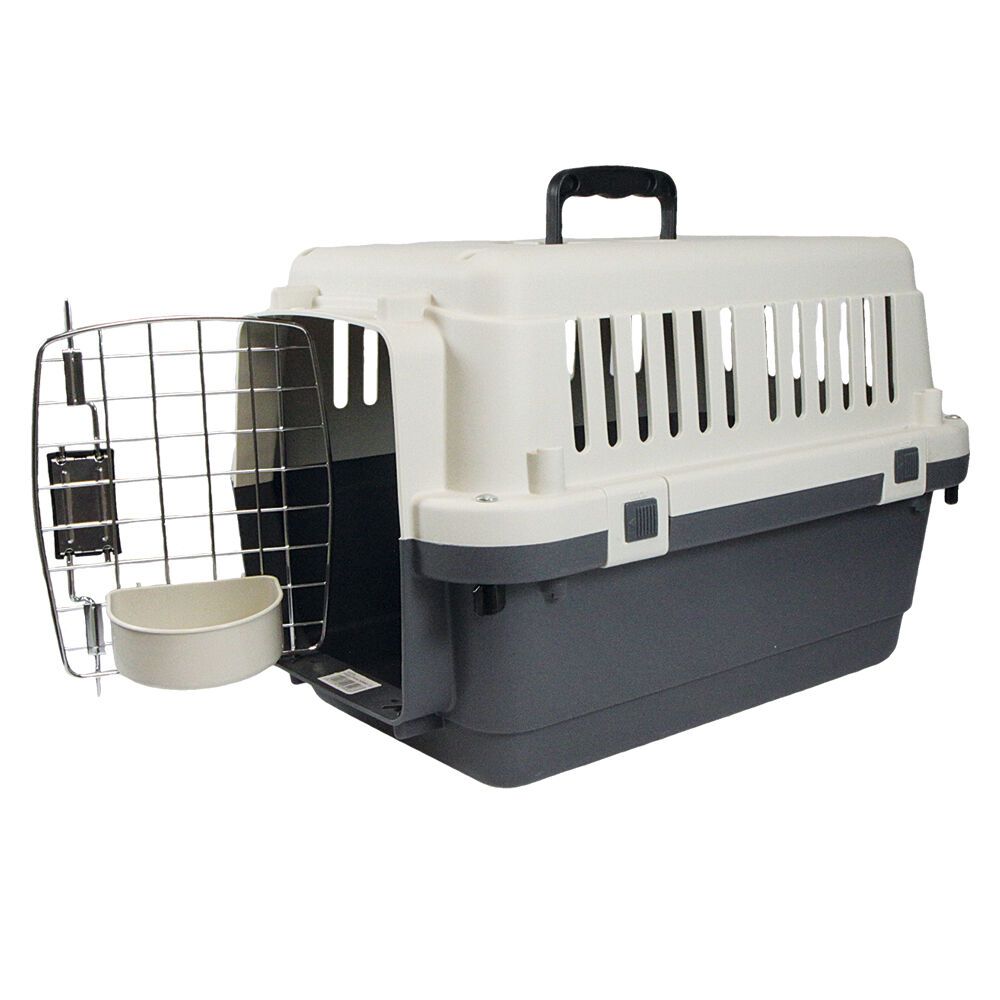 Größe S - stabile und geräumige Transportbox - Hundetransportbox - ideal  für Reisen 1 St 