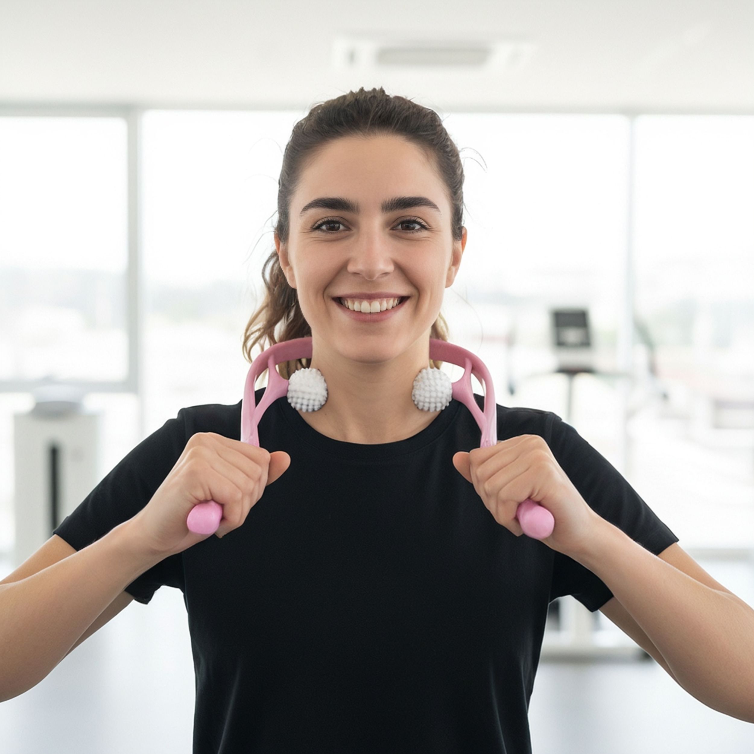 Manueller Nacken- & Schultermassager – Gezielter Druck auf Nacken & Trapezmuskel, Muskelentspannung