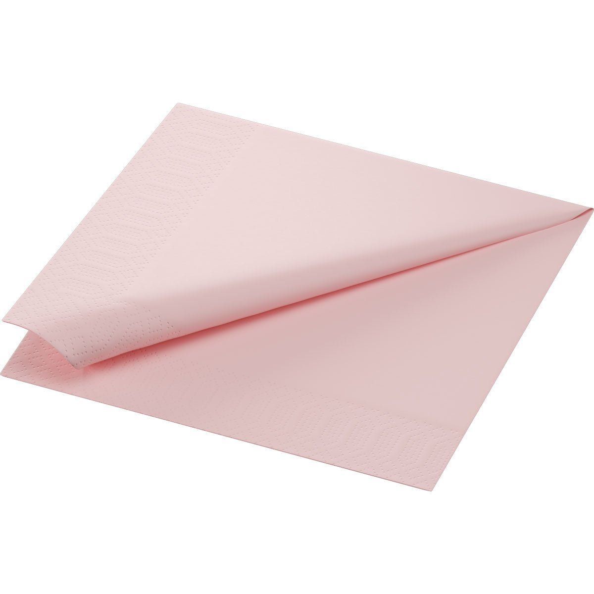 Zellt.Serv.33x33 3lg. 1/4 mellow rose Papierservietten
