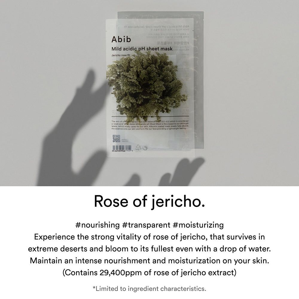 ABIB Mild Saure pH-Tuchmaske Jericho Rose