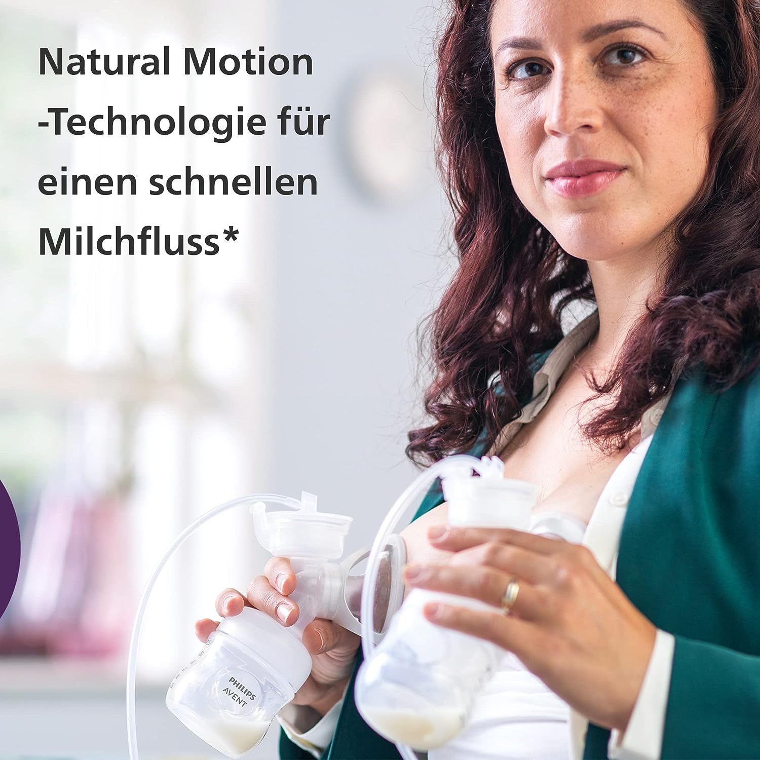 Philips Avent elektrische Doppelmilchpumpe – Tragbare Milchpumpe