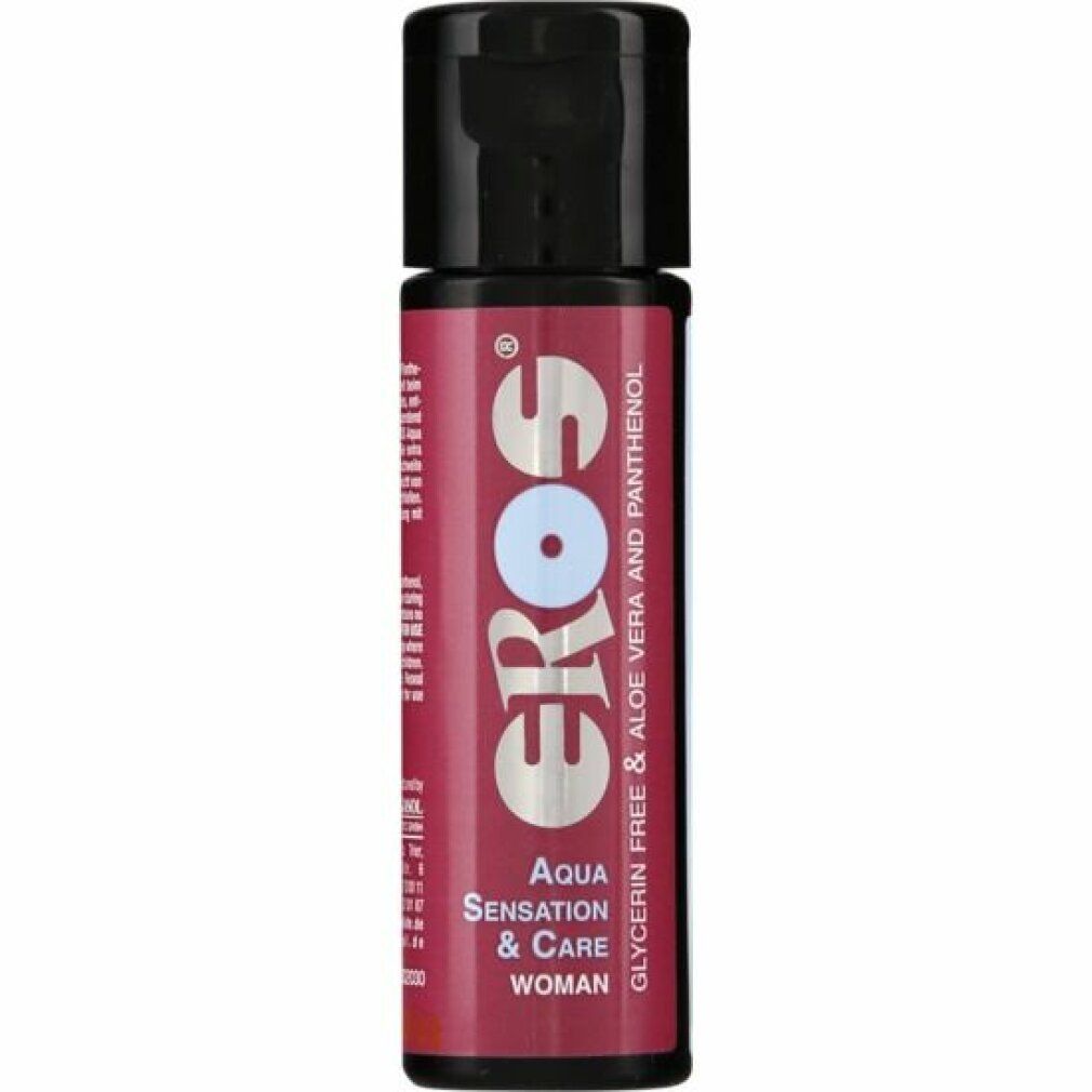 Eros Aqua Sensation & Care Gleitgel für Frauen, Glycerinfrei mit Aloe Vera und Panthenol.