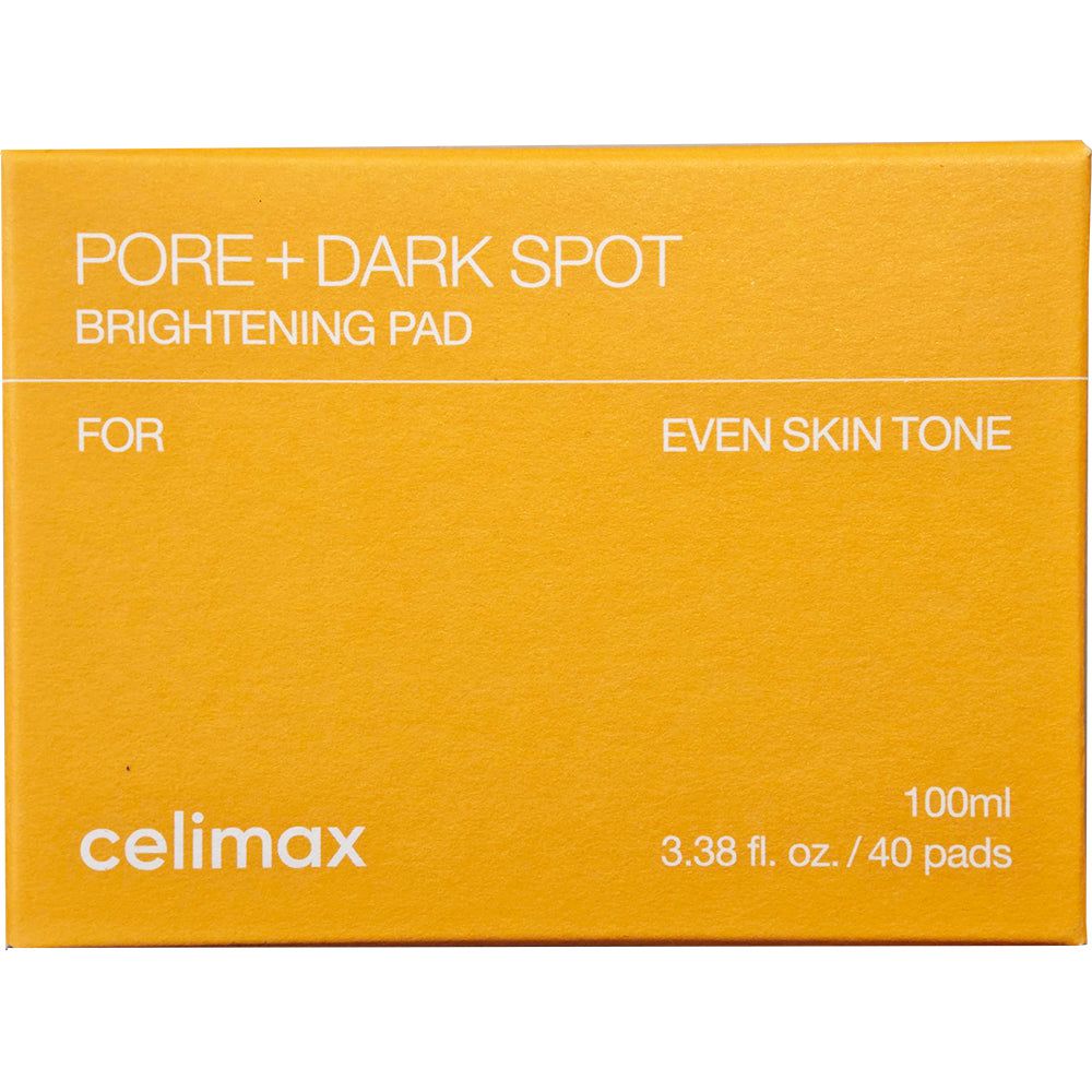 CELIMAX Pore + Dark Spot Brightening Pad – aufhellende Toner-Pads für Poren und Pigmentflecken