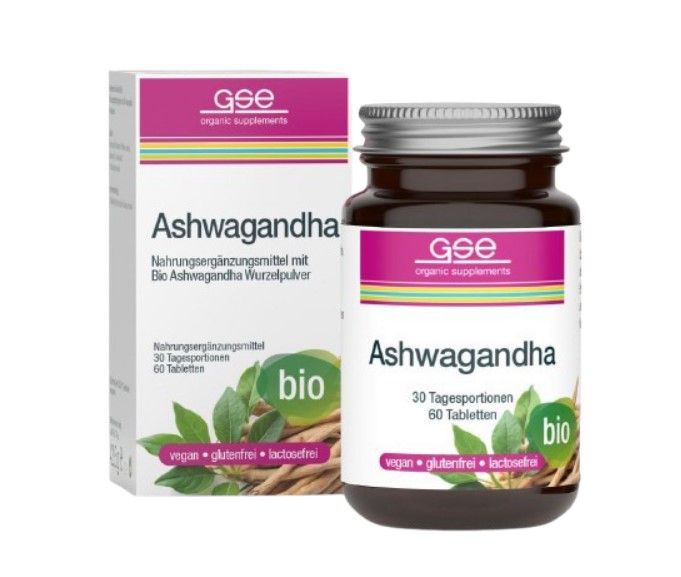 GSE Ashwagandha Tabletten – Natürlich gegen Stress & Erschöpfung