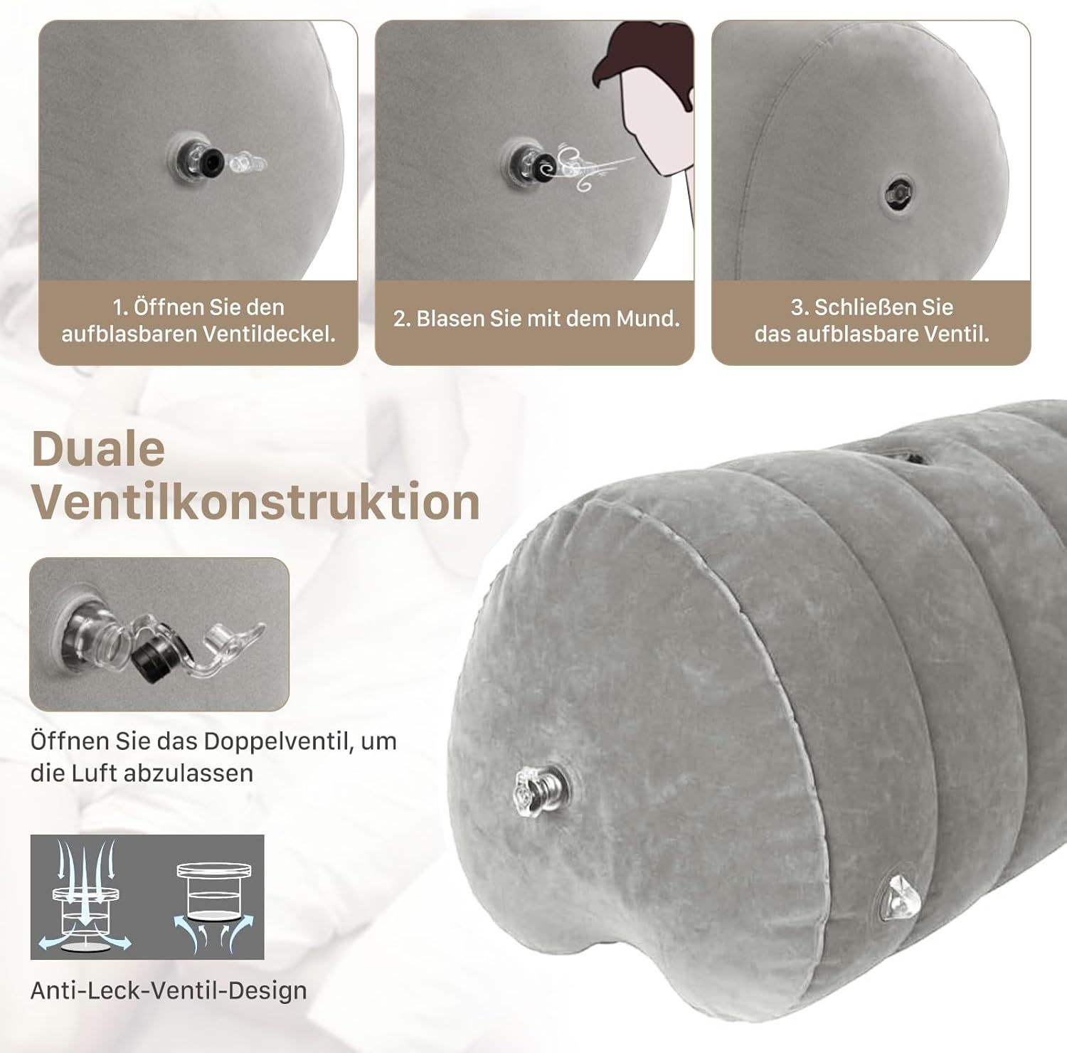 YICOCO Sex Positions Kissen Lendenkissen