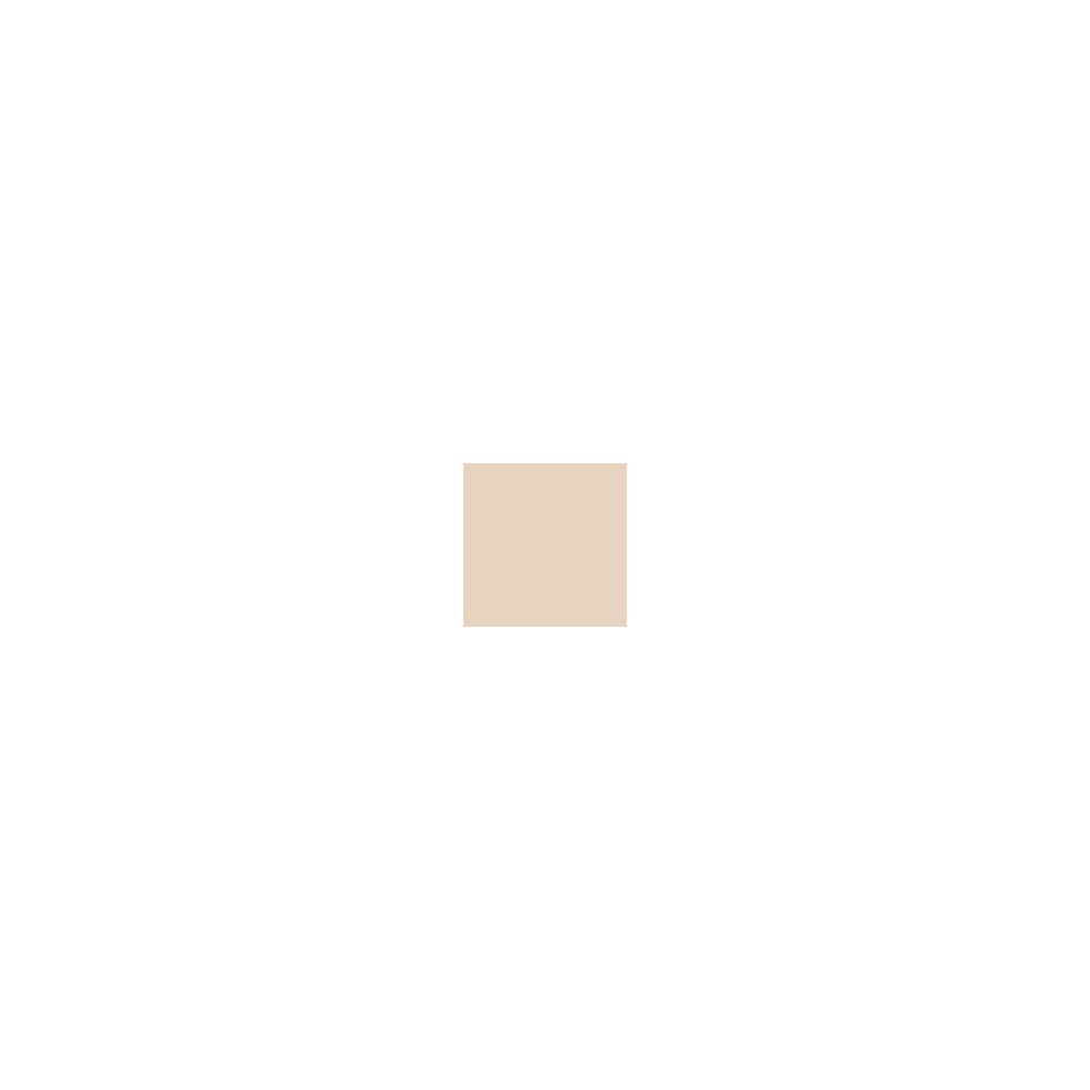 Quadratische Probe des Lidschattens. Helle, beige Farbe.
