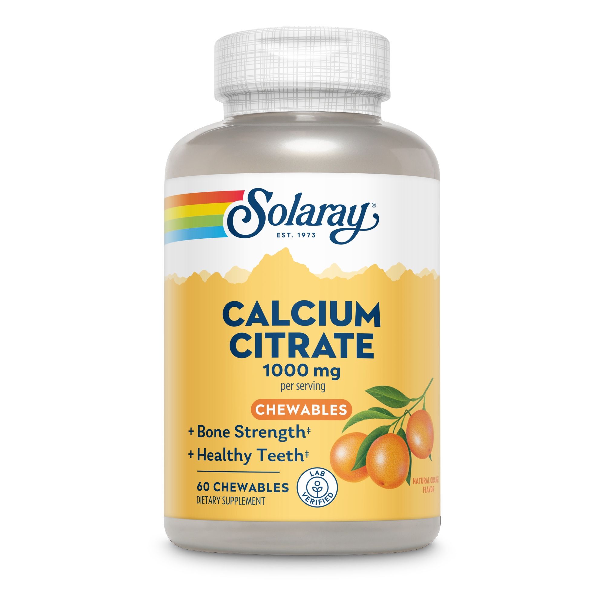 Solaray Calcium Citrat 1000 mg Kautabletten