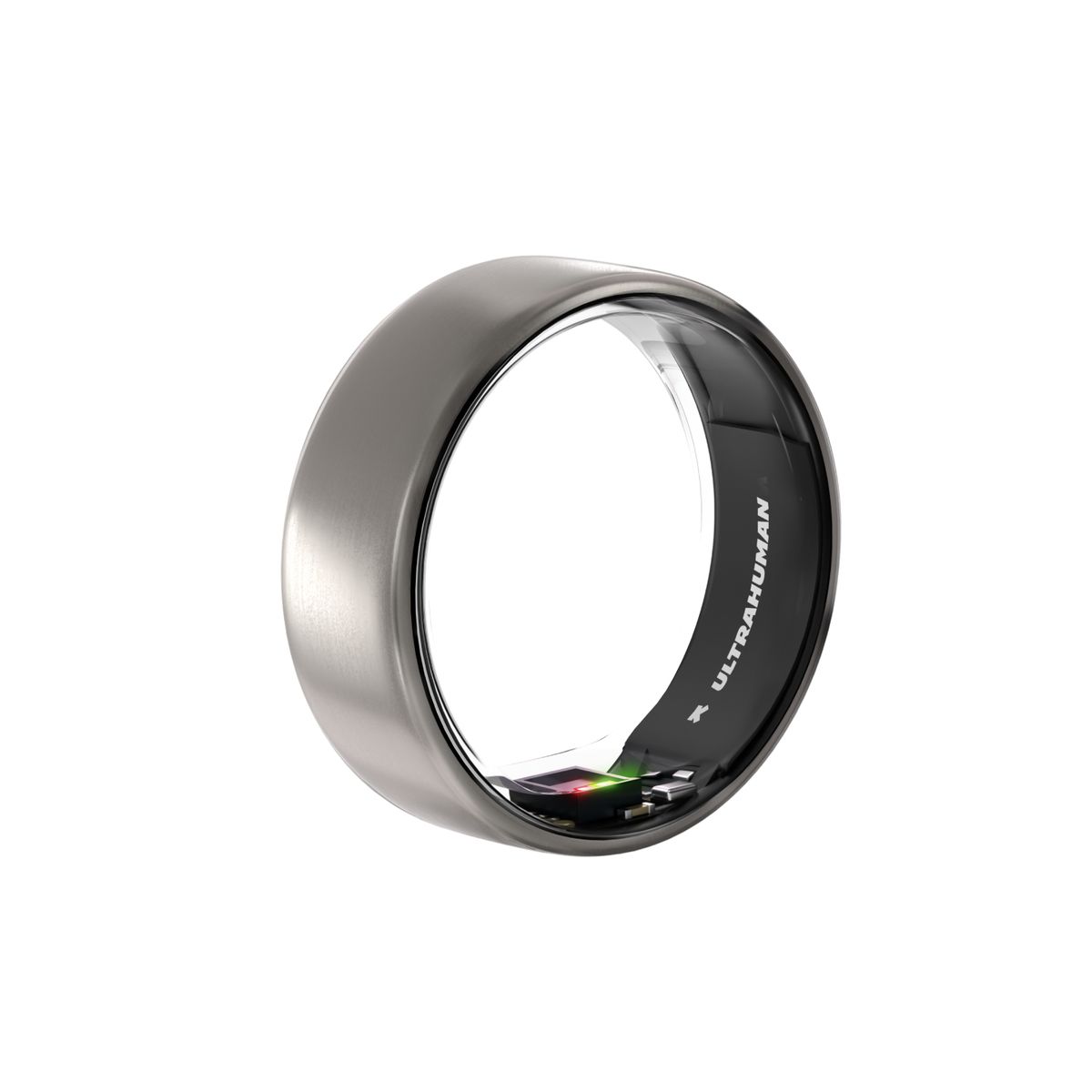 Ultrahuman AIR Smart Ring, Raw Titanium- Größe 9