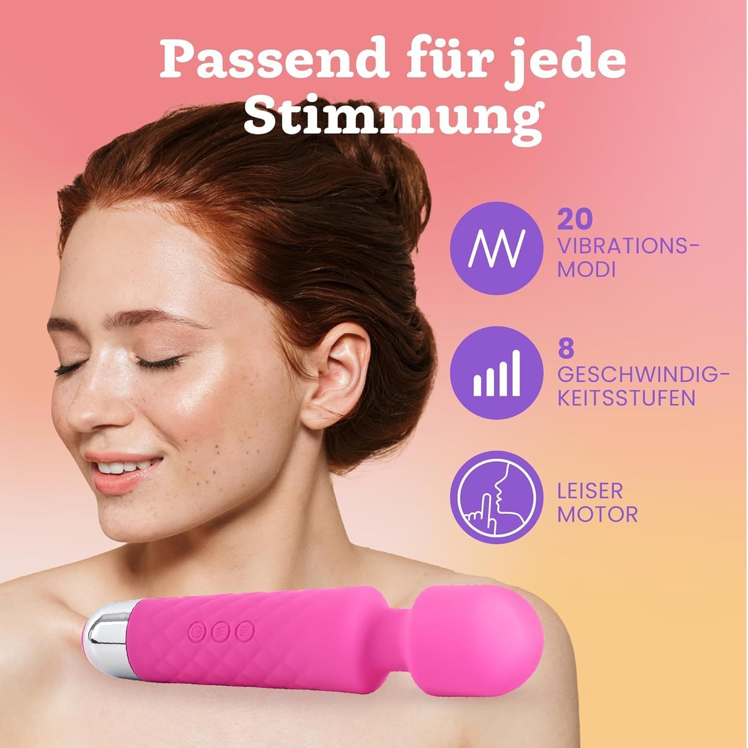 Oliver James Vibrator für Frauen - Leise & Leistungsstark Rosa