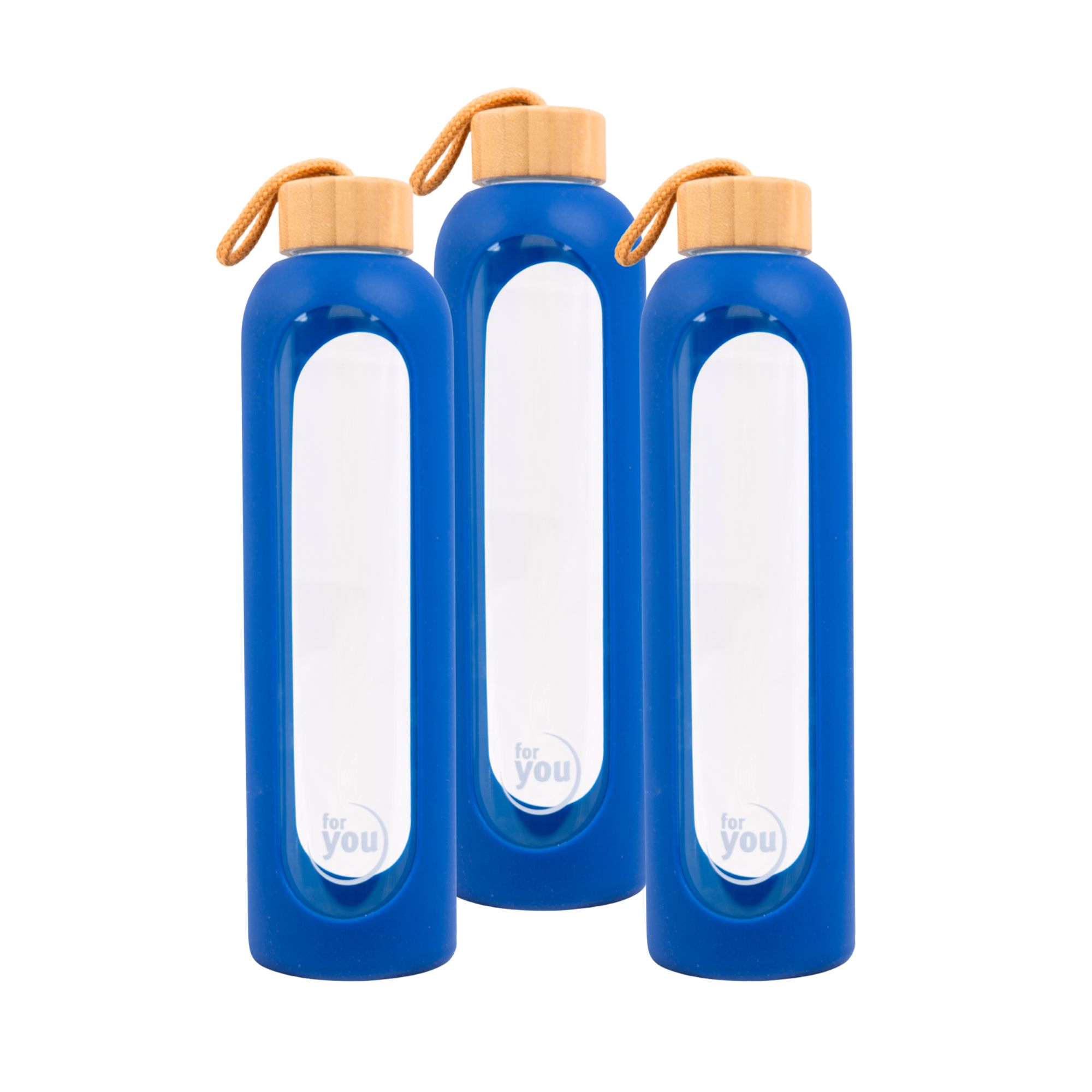 for you Nachhaltige Trinkflasche Dreierpack