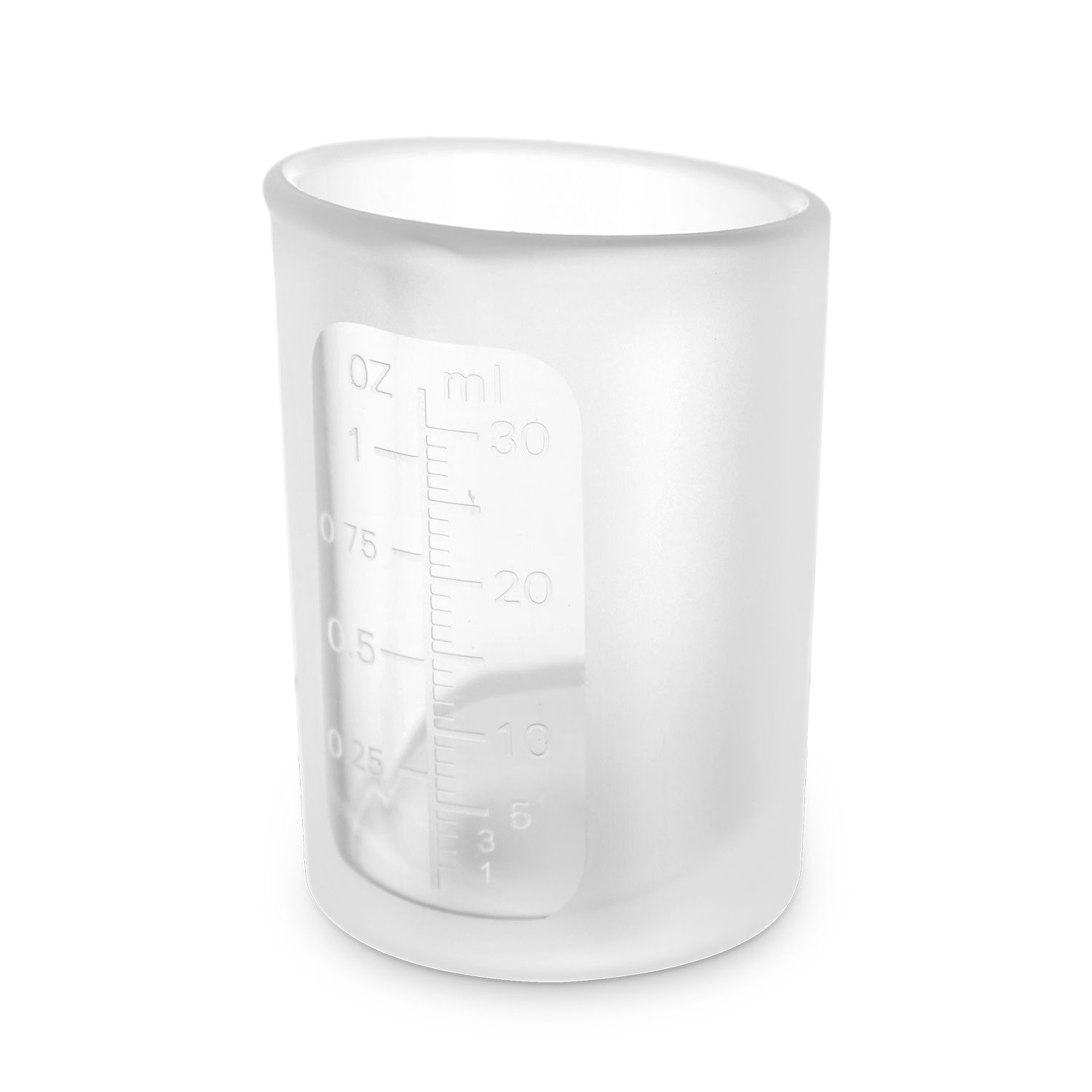 Becher mit Messskala. Auf dem Becher steht: haakaa.