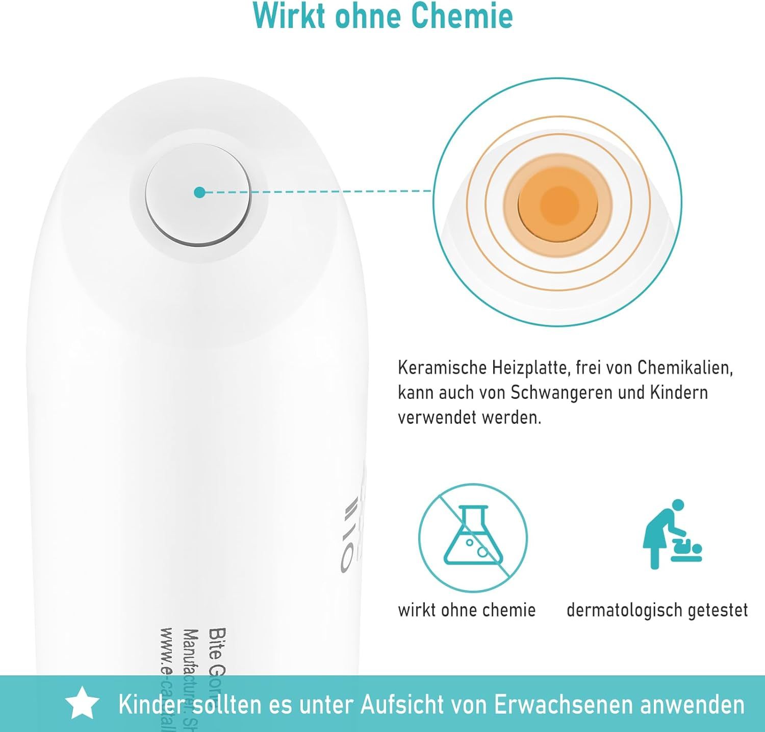 LeaderPro Insektenstichheiler Wiederaufladbar Elektronischer Stichheiler