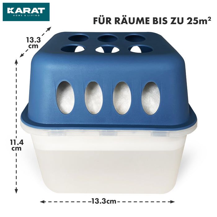 KARAT Luftentfeuchter Hava - Granulat Raumentfeuchter Blau