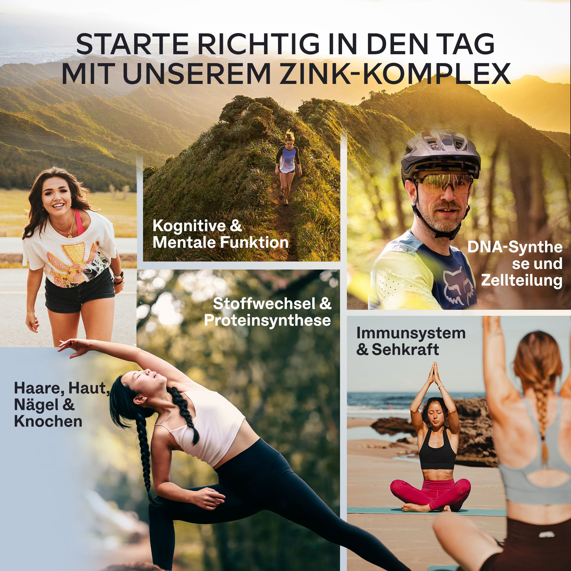 Aavalabs Zink-Komplex: Unterstützt Kognition, Stoffwechsel, Immunsystem.