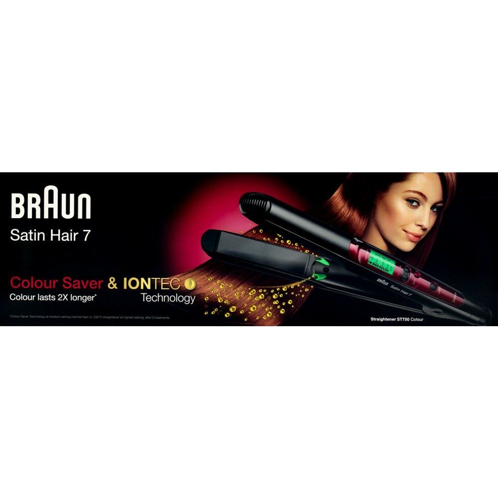 Braun - Haarglätter "Satin Hair 7 Straightener ST750 " in Schwarz