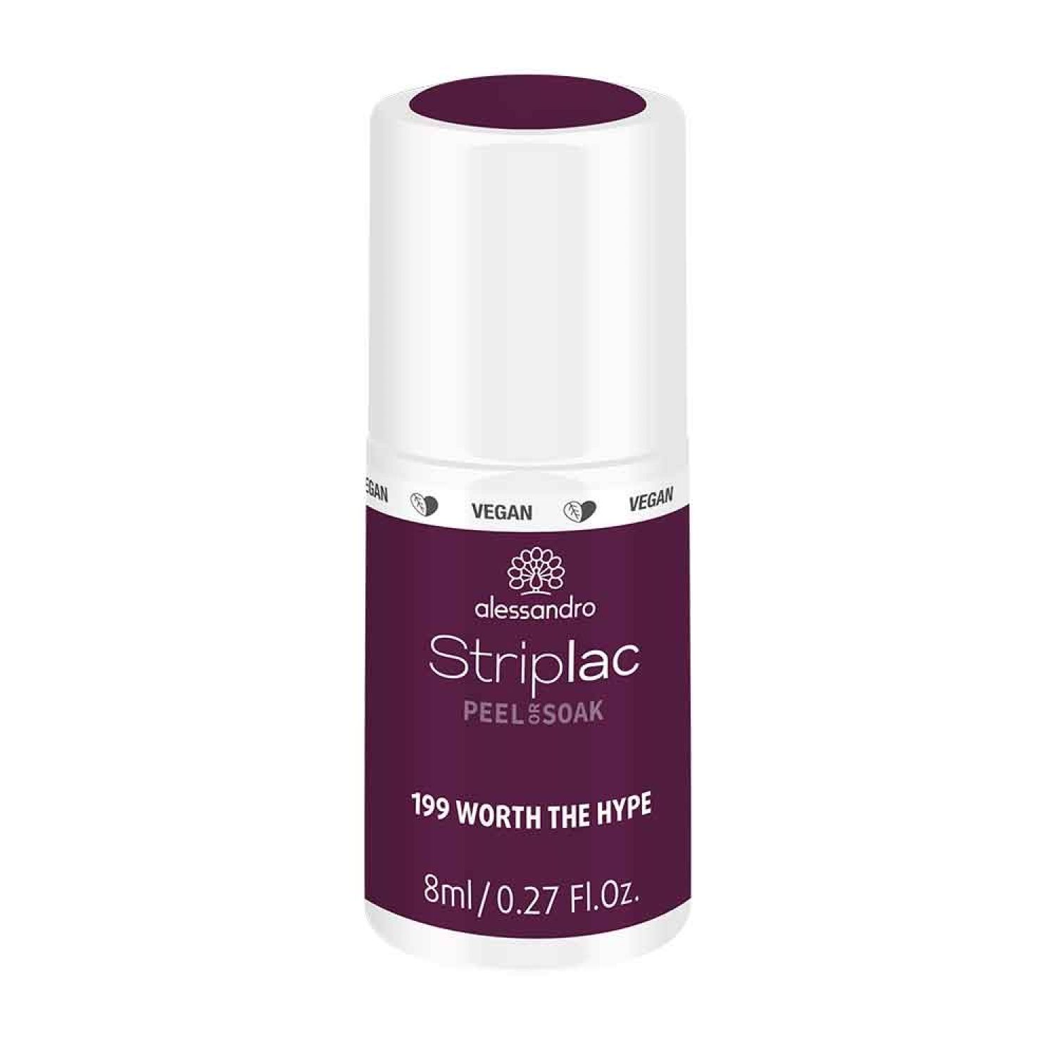 Alessandro International StripLac Peel or Soak 8 ml - 199 Worth the Hype