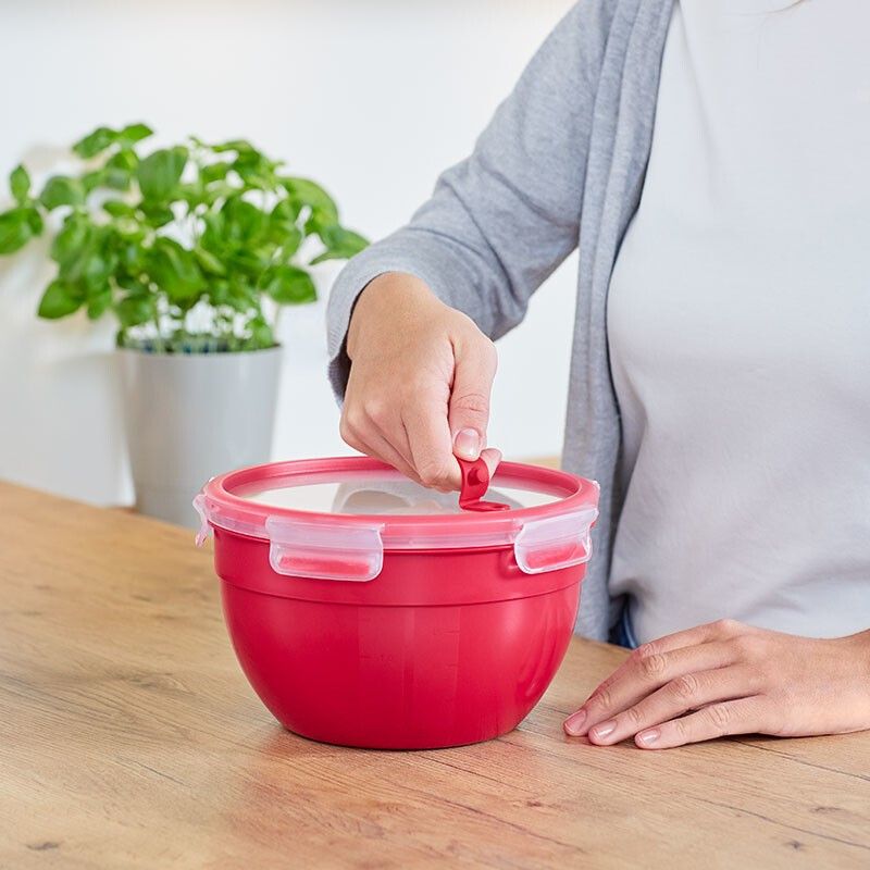 EMSA Clip&Micro Mikrowellendose 1,1 L rund Vorratsdosen