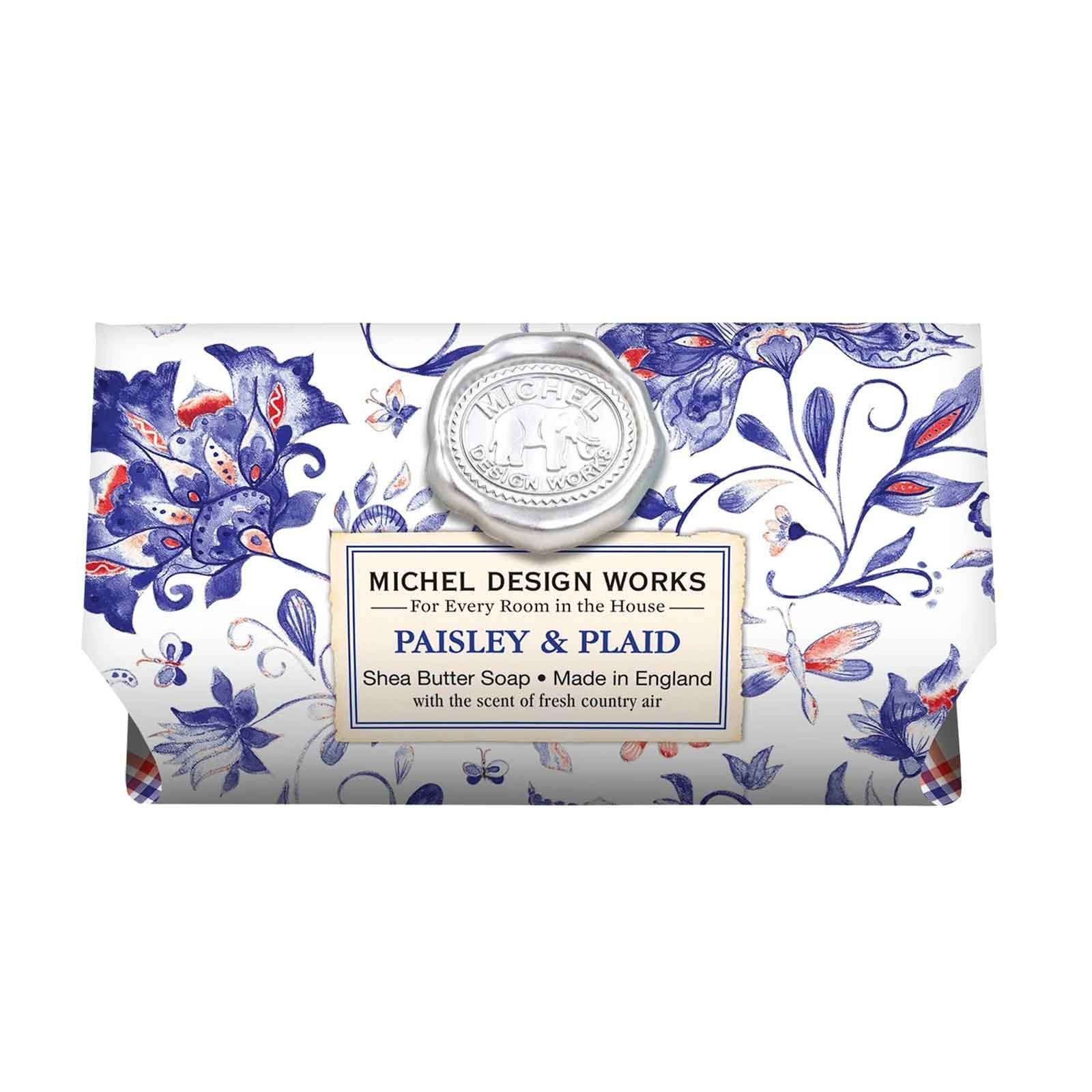 Michel Design Works Badeseife Paisley & Plaid