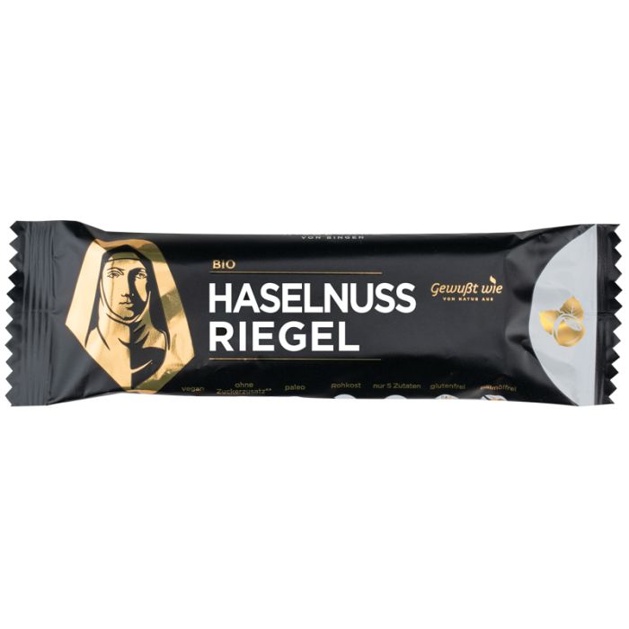 Hildegard Haselnuss Rohkost Riegel