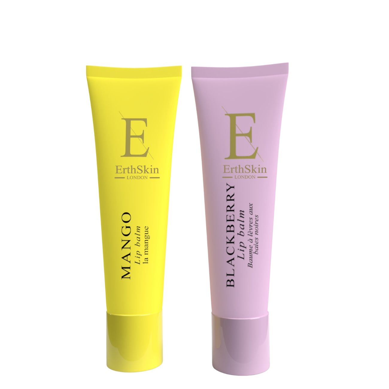 ErthSkin London Erth – Lippenbalsam-Set mit Mango und Brombeere