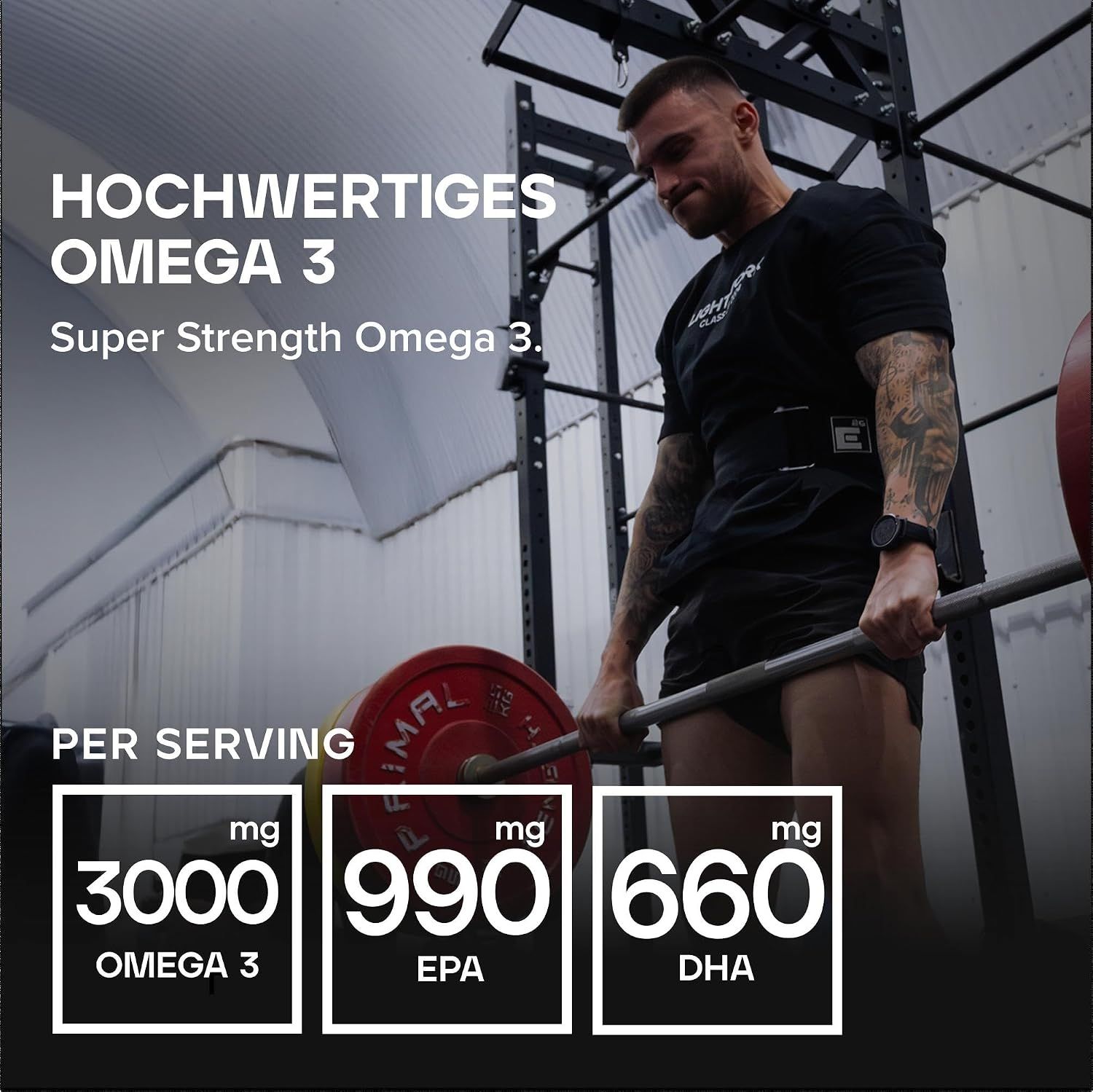 Bandini Sport Nutrition CLA Dose mit 90 Weichkapseln.