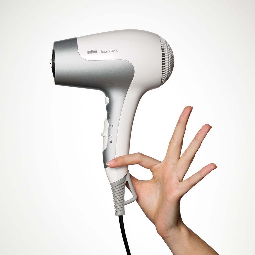 Braun - Haartrockner "Satin Hair 5 HD 580 Power Perfection solo" in Weiß
