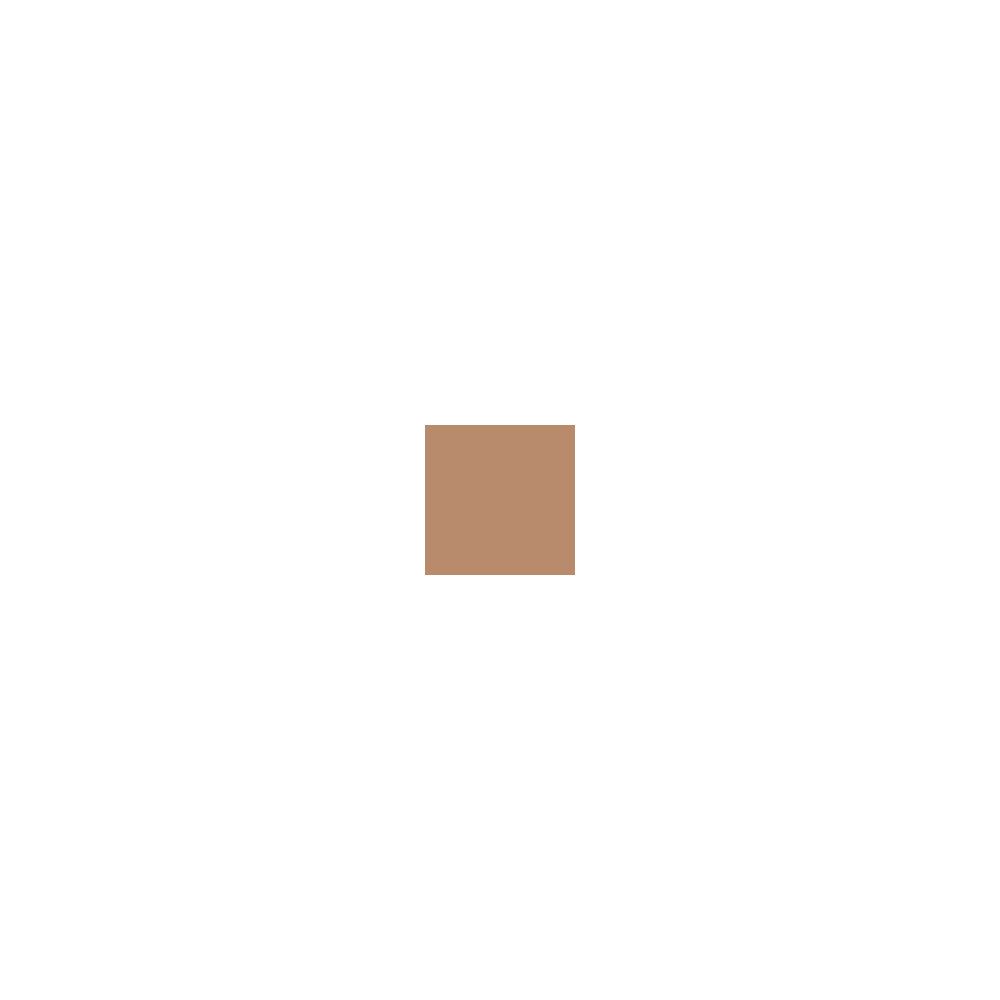 Quadratische Foundation-Farbe. Helle, beige Farbe. Für Hautton-Vergleich.