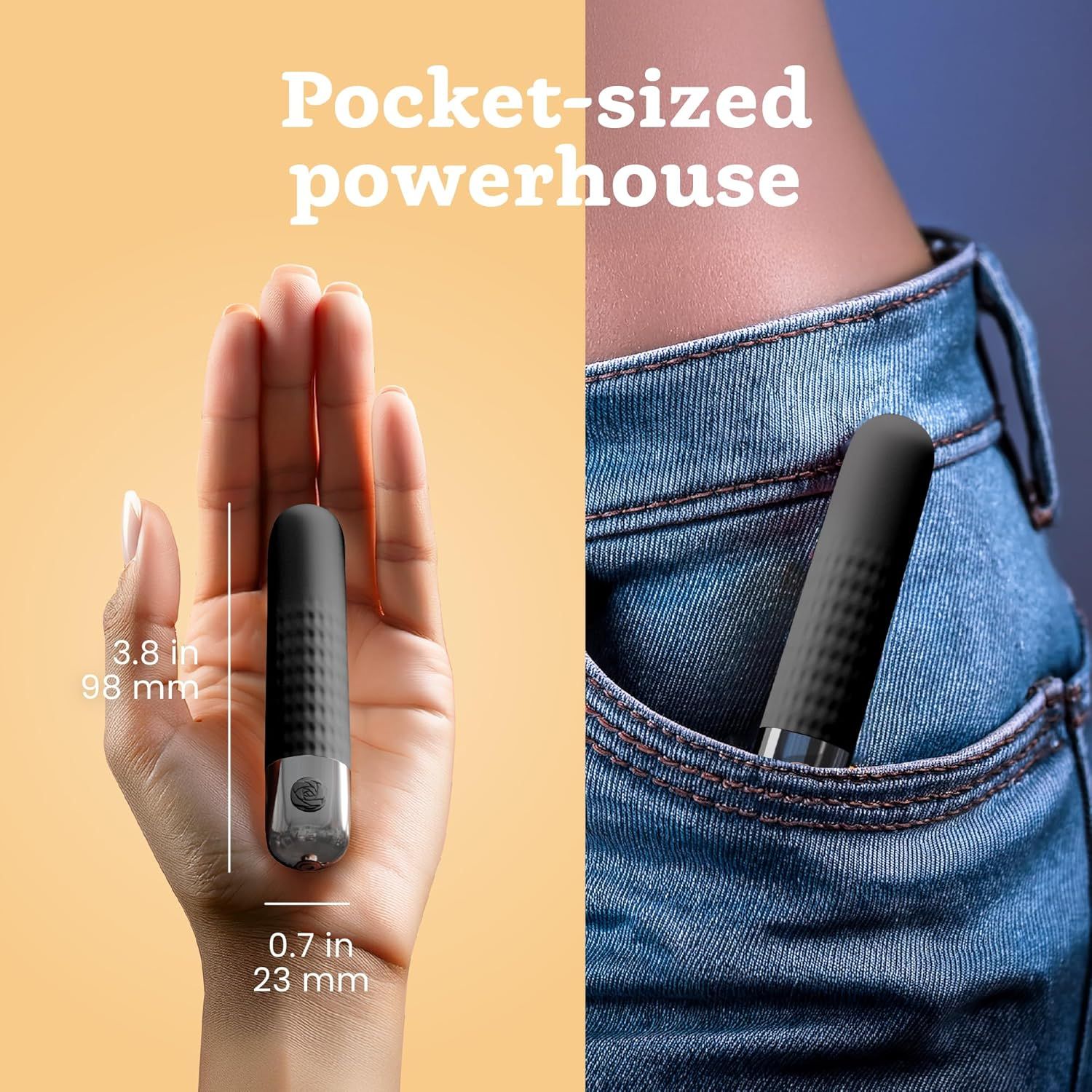 Oliver James Bullet Vibrator Schwarz