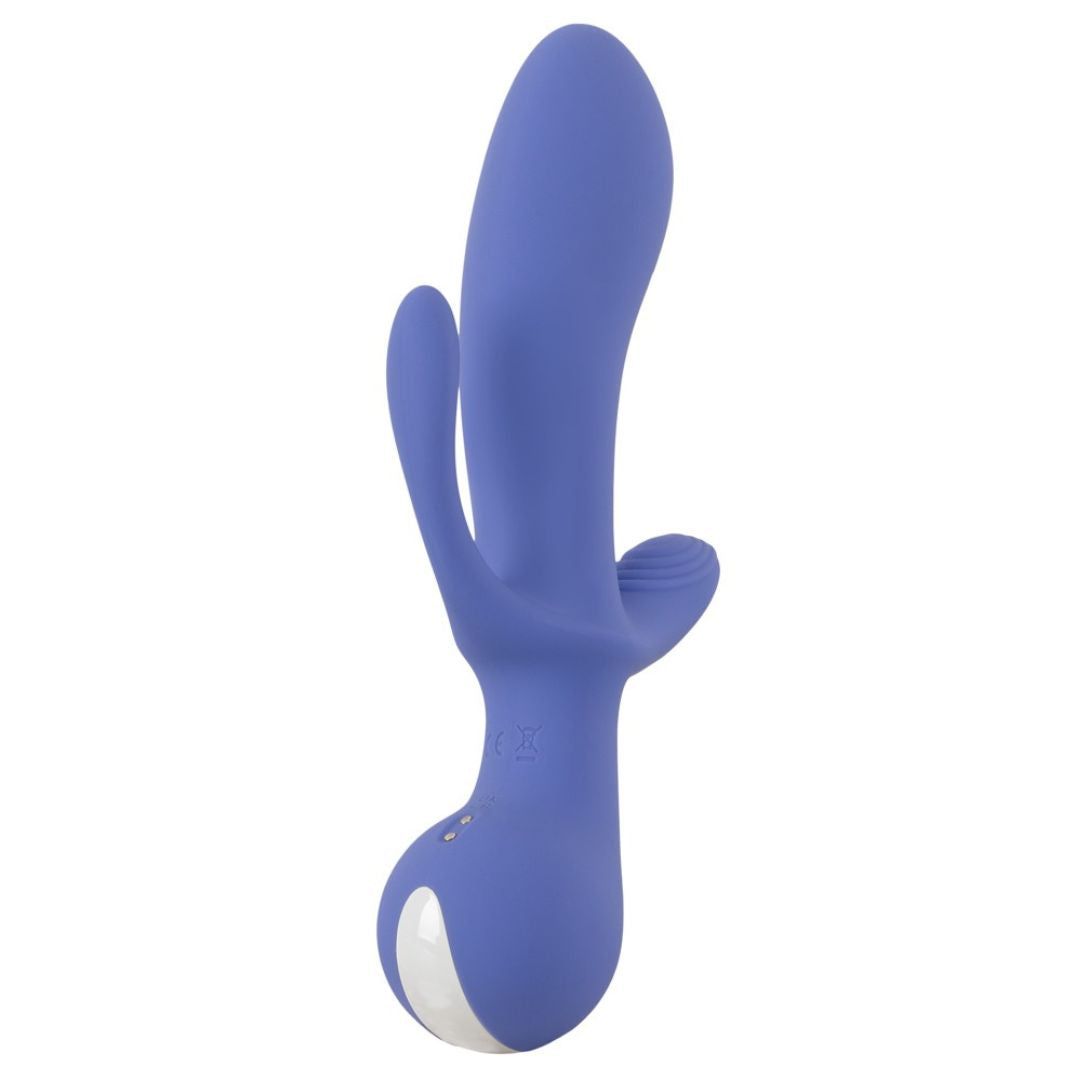Rabbitvibrator "Vibrator 1" mit Analstimulator | 2 Motoren, je 10 Modi | AWAQ.U