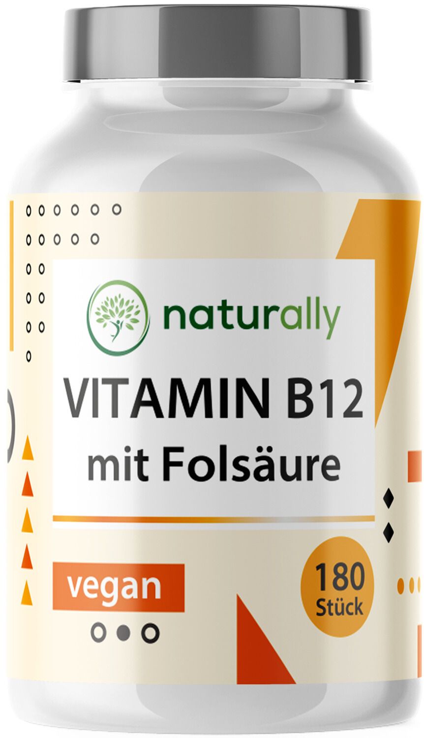 naturally Vitamin B12 und Folsäure | hochdosiert