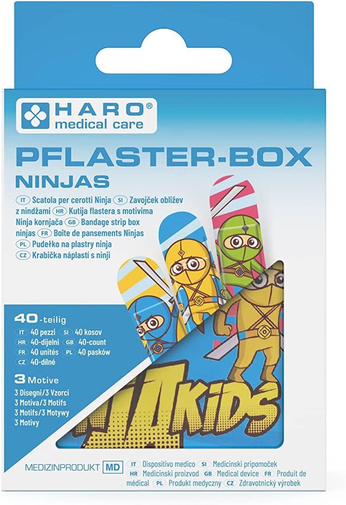 Haro Kinderpflasterbox mit Ninjamotive
