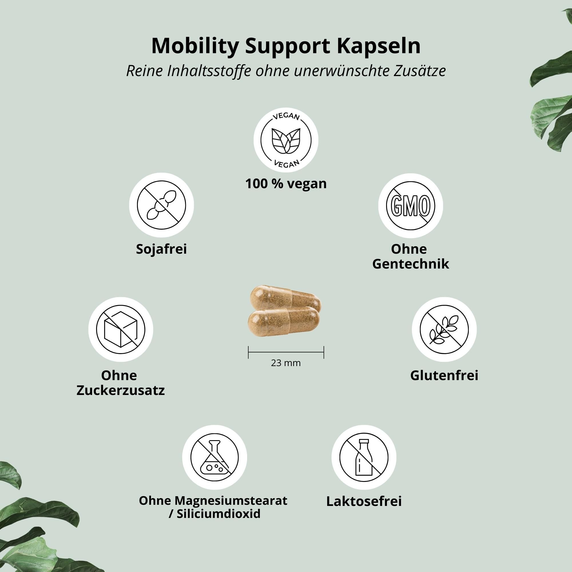 nutri+ Mobility Support Gelenk Kapseln mit Glucosamin + Chondroitin