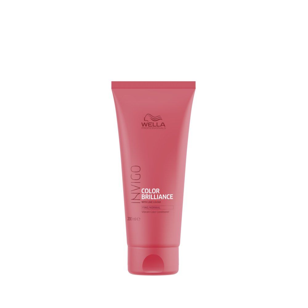 Rosa Tube mit Wella Invigo Color Brilliance. Text: Balsamo per capelli fini. 200 ml.