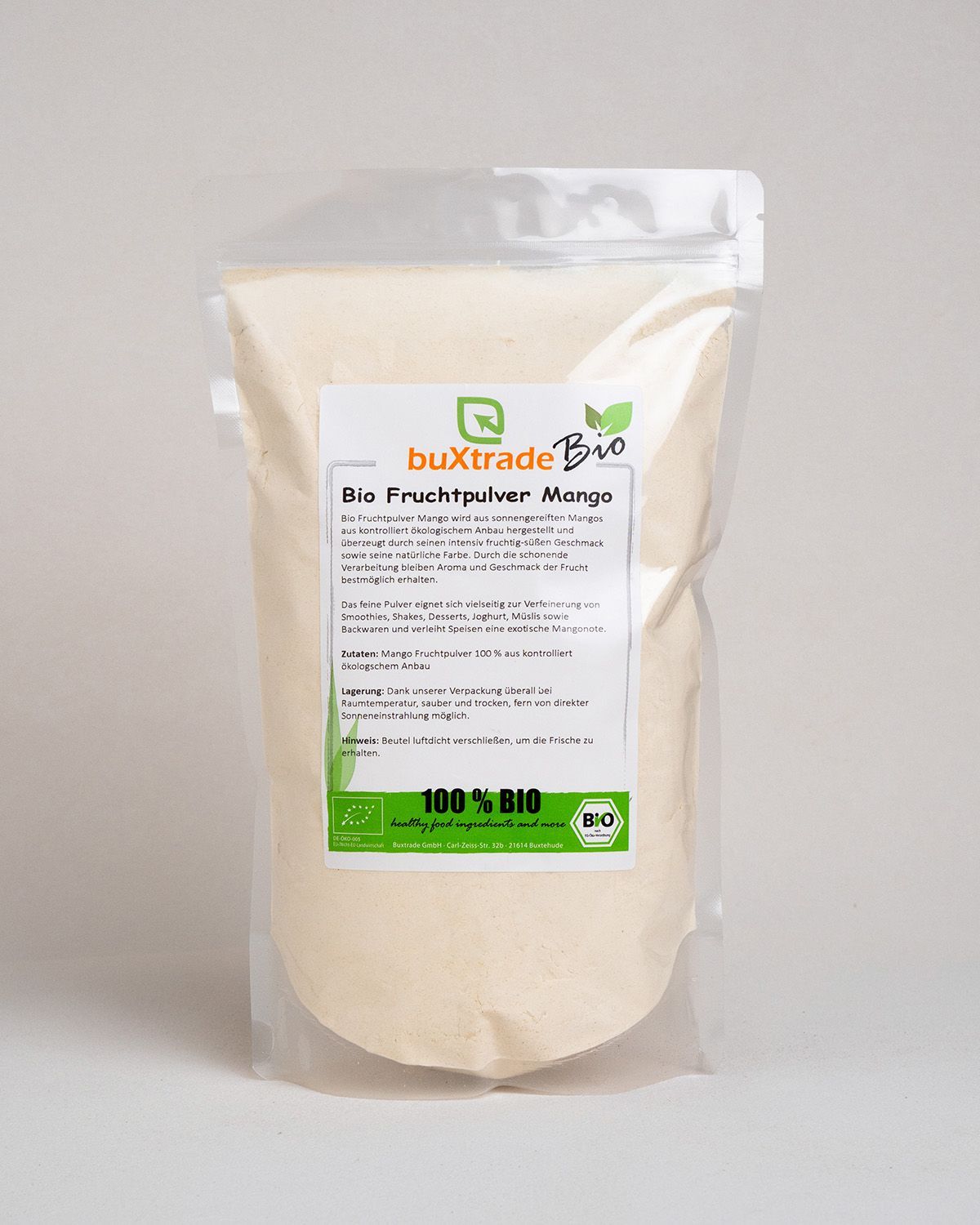 buXtrade Bio-Mangopulver
