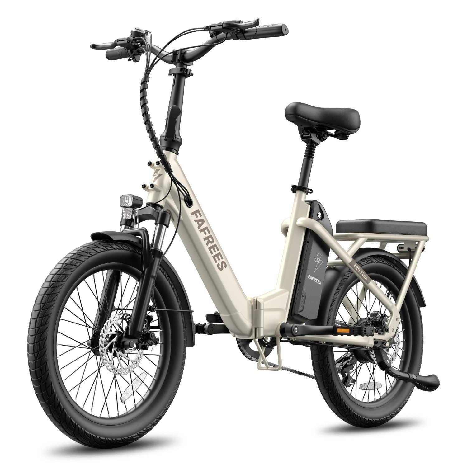 FAFREES F20 Flex Faltbares E-Bike, 25-Ah-Akku (herausnehmbar), 7-Gang-Schaltung
