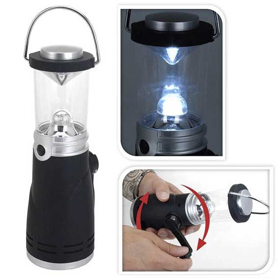 Kurbellampe / Dynamo Lampe