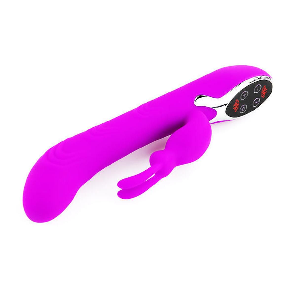 Smarter Rabbitvibrator mit Temperaturfunktion | 10 Vibrationsmodi, flüsterleise | Pretty Love
