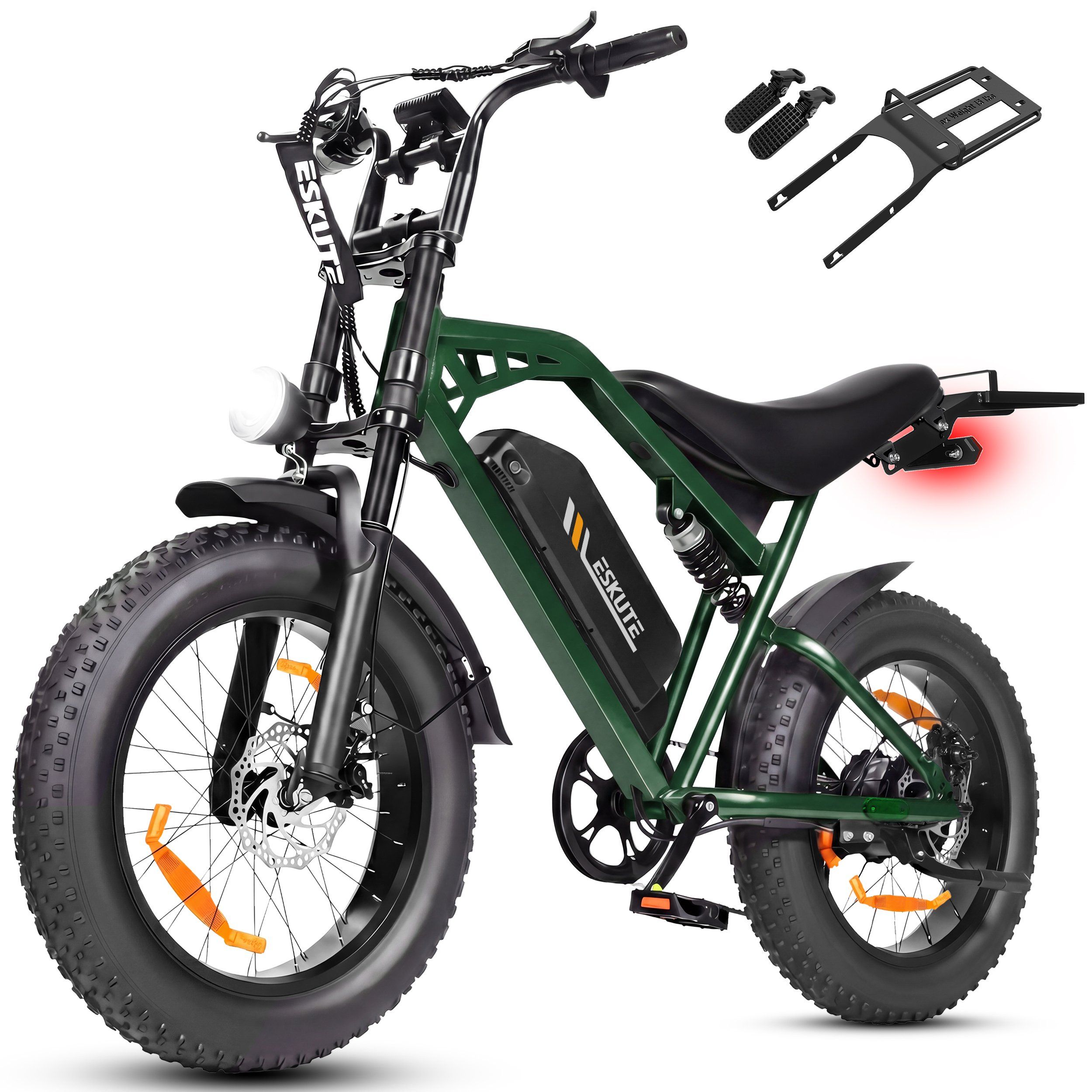 ESKUTE V202 Offroad-Elektrofahrrad, 48V 20,8Ah Akku