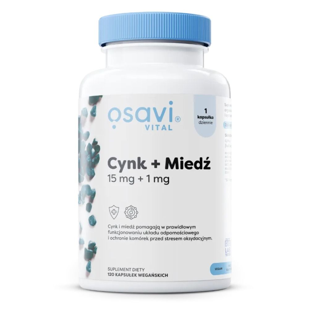 Osavi Zink + Kupfer - 15 mg + 1 mg