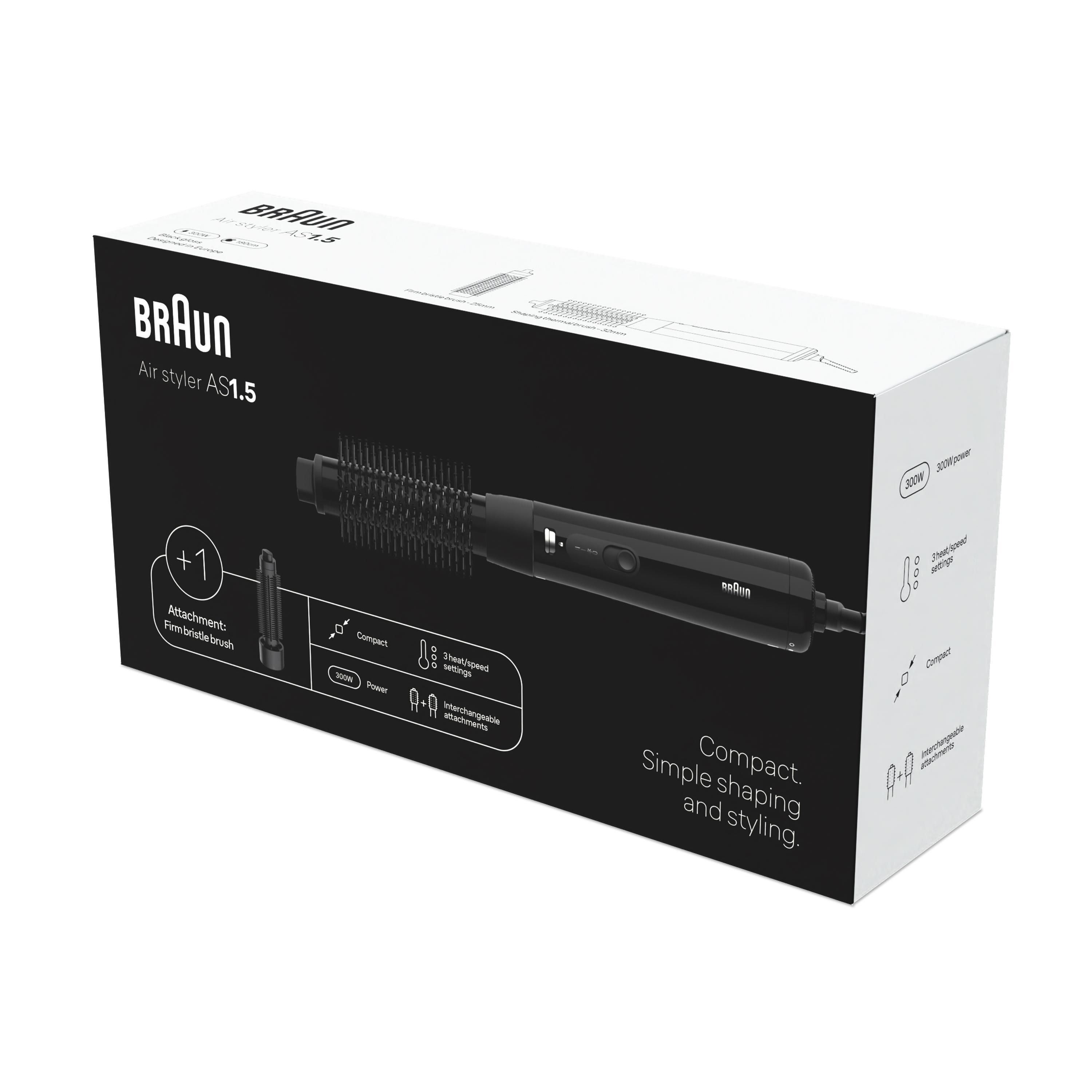 Braun AS 1.5 Lockenstab  schwarz Haarstyling