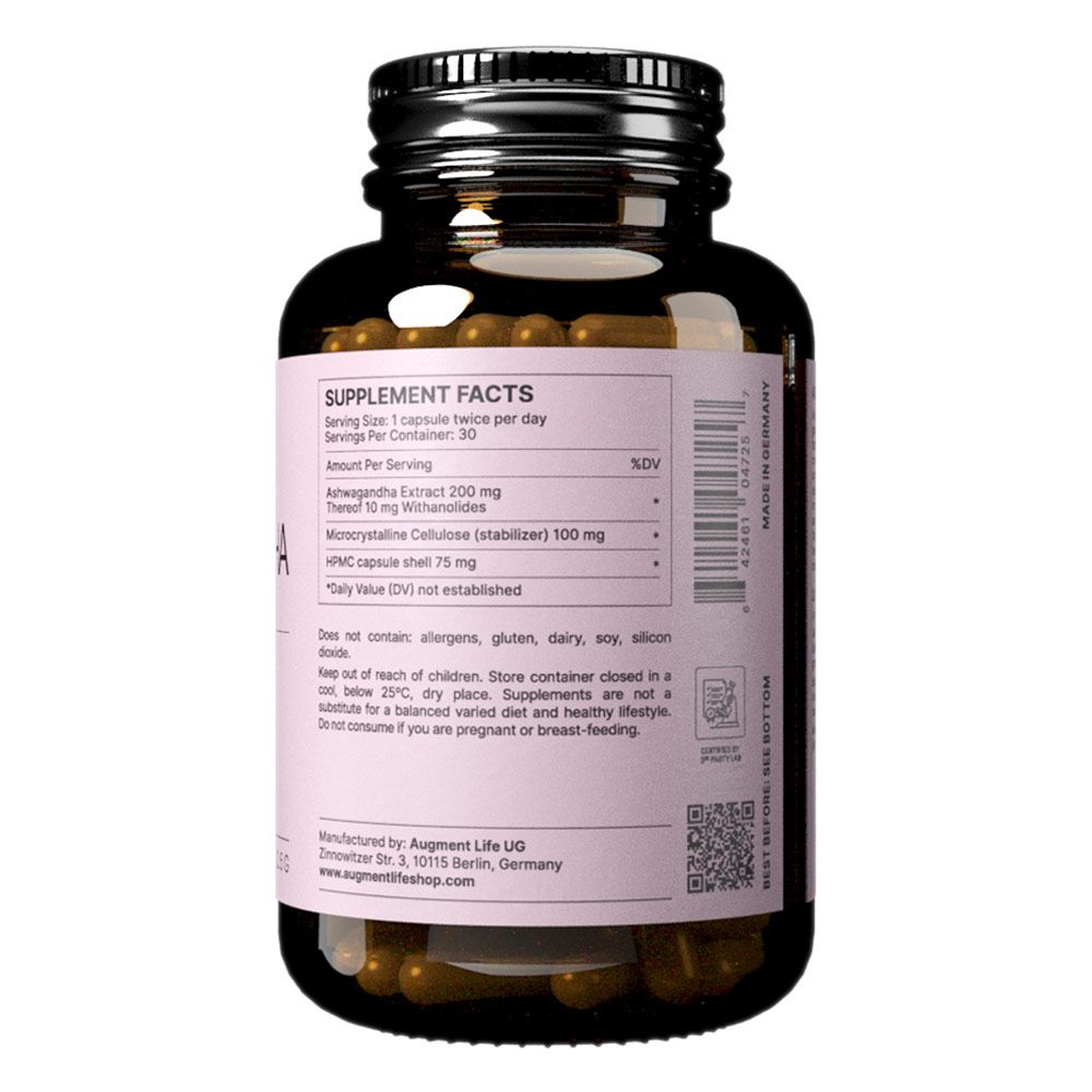 Augment Life Ashwagandha Kapseln